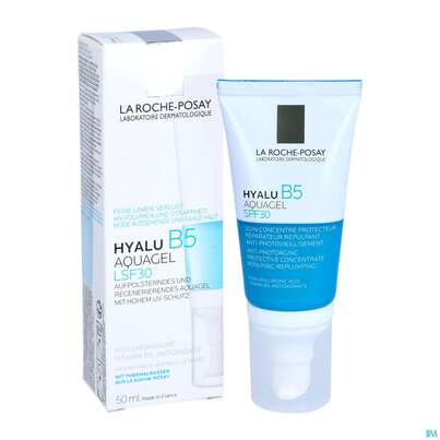 Sie sehen eine Packung La Roche Posay Gesichtspflege Hyalu/b5/aquagel Uv Feuchtigkeitsgel Lsf30 50ml, Produktbild: 13 La Roche Posay Gesichtspflege Hyalu/b5/aquagel Uv Feuchtigkeitsgel Lsf30 50ml, A-Nr.: 5408875 - 13