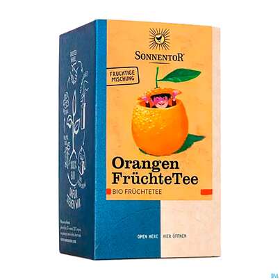 Sonnentor Doppelkammerbeutel/bio Orangenfruechtetee 32,4g 02309 18st, A-Nr.: 5804915 - 02