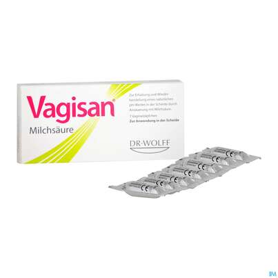 Vagisan Milchsaeure Vaginalzaepfchen 7st, A-Nr.: 4089474 - 04