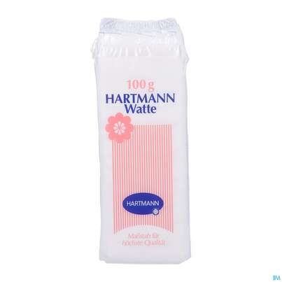 Verbandwatte Baumwolle/100% -hartmann 100g, A-Nr.: 0691932 - 02