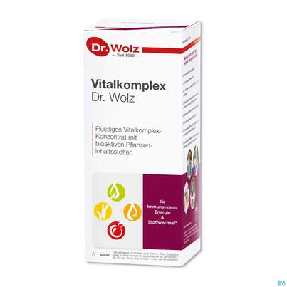 Sie sehen eine Packung Vitalkomplex Dr.wolz Vitalstoff Konzentrat Nr 60545 500ml, Produktbild: 02 Vitalkomplex Dr.wolz Vitalstoff Konzentrat Nr 60545 500ml, A-Nr.: 4297729 - 02