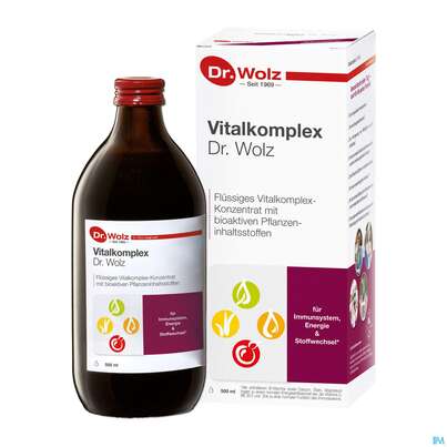 Sie sehen eine Packung Vitalkomplex Dr.wolz Vitalstoff Konzentrat Nr 60545 500ml, Produktbild: 04 Vitalkomplex Dr.wolz Vitalstoff Konzentrat Nr 60545 500ml, A-Nr.: 4297729 - 04