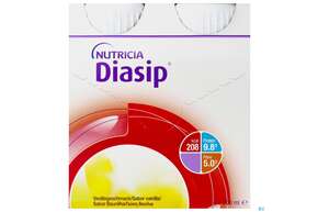 Diasip 200ml Vanille 4st, A-Nr.: 4299036 - 01