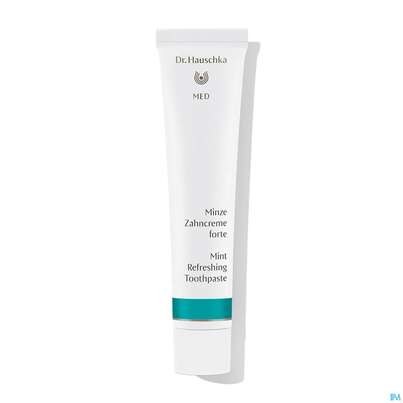 Sie sehen eine Packung Dr. Hauschka Minze Zahncreme Forte 75ml, Produktbild: 02 Dr. Hauschka Minze Zahncreme Forte 75ml, A-Nr.: 3412826 - 02