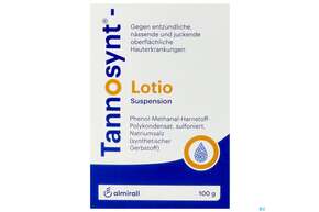 Sie sehen eine Packung Tannosynt Lotio 100g, Produktbild: 01 Tannosynt Lotio 100g, A-Nr.: 1287794 - 01