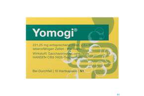 Sie sehen eine Packung Yomogi Kapseln 10st, Produktbild: 01 Yomogi Kapseln 10st, A-Nr.: 2450026 - 01