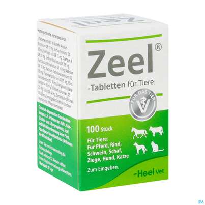 Sie sehen eine Packung Zeel Tabl F Tiere 100st, Produktbild: 02 Zeel Tabl F Tiere 100st, A-Nr.: 4951152 - 02