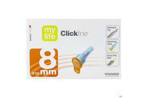Diagnostika U.zubehoer Mylife Clickfine Pen-nadeln 31gx 8mm 100st, A-Nr.: 3943647 - 01