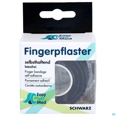 Easyplast Med Fingerpflaster 2,5cmx 5m Schwarz 1st, A-Nr.: 5723714 - 01
