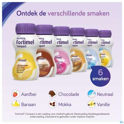 Sie sehen eine Packung Fortimel/compact/2.4 125ml Vitalflasche Cappuccino 4st, Produktbild: 12 Fortimel/compact/2.4 125ml Vitalflasche Cappuccino 4st, A-Nr.: 4294062 - 12