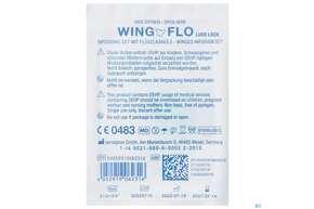 Sie sehen eine Packung Injektionsspritzen U.zubeh. Verweilkanuelen Butterfly/wing-flo G 21 40021 1st, Produktbild: 01 Injektionsspritzen U.zubeh. Verweilkanuelen Butterfly/wing-flo G 21 40021 1st, A-Nr.: 5269020 - 01
