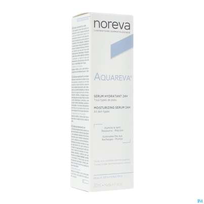Sie sehen eine Packung Noreva Aquareva Serum 24h 30ml, Produktbild: 02 Noreva Aquareva Serum 24h 30ml, A-Nr.: 5561565 - 02