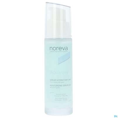 Sie sehen eine Packung Noreva Aquareva Serum 24h 30ml, Produktbild: 05 Noreva Aquareva Serum 24h 30ml, A-Nr.: 5561565 - 05