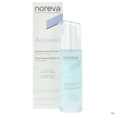 Sie sehen eine Packung Noreva Aquareva Serum 24h 30ml, Produktbild: 06 Noreva Aquareva Serum 24h 30ml, A-Nr.: 5561565 - 06