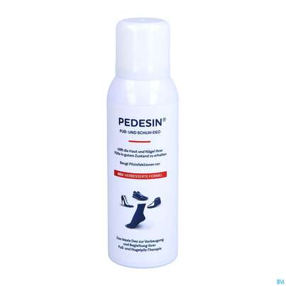 Fuss +schuh Deo Pedesin Beugt Pilzinfektion Vor Spezial Pflege 100ml, A-Nr.: 5228311 - 01