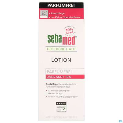 Sebamed Akut/lotion Urea 10% Parfuemfrei +spen 400ml, A-Nr.: 4084933 - 01