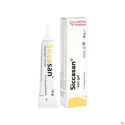 Sie sehen eine Packung Augengel Siccasan Ce 10g, Produktbild: 04 Augengel Siccasan Ce 10g, A-Nr.: 4249736 - 04