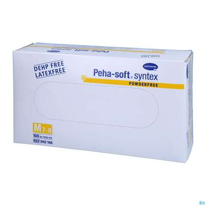 Untersuchungshandschuhe Peha/soft/puderfrei Syntex Unsteril Mittel M 94216 100st, A-Nr.: 3700873 - 04