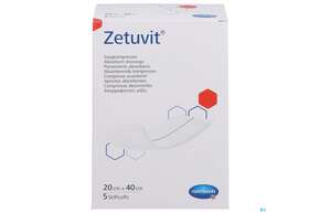 Zetuvit Saugkompressen Steril 20x 40cm 5st, A-Nr.: 1166518 - 01